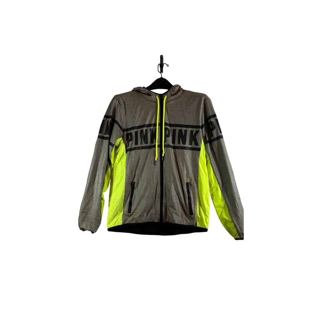 Victoria’s Secret Pink! Windbreaker Jacket with‎ Zipper Pockets XS/S